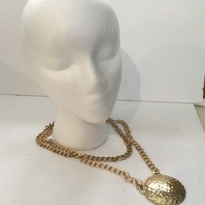 Necklace Two tier. 8” and 13” x 20” long. Golden. Custom jewelry.